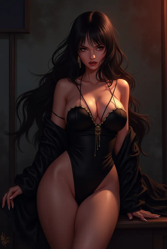 personagem em posicao erotica de nico robin de one piece
