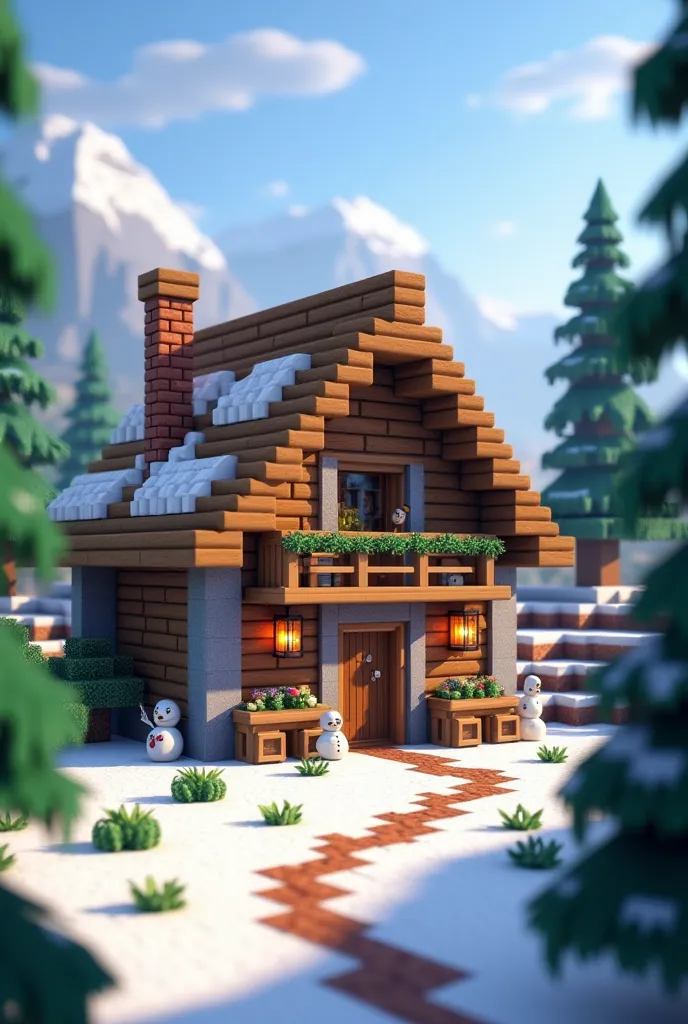 Minecraft chalet