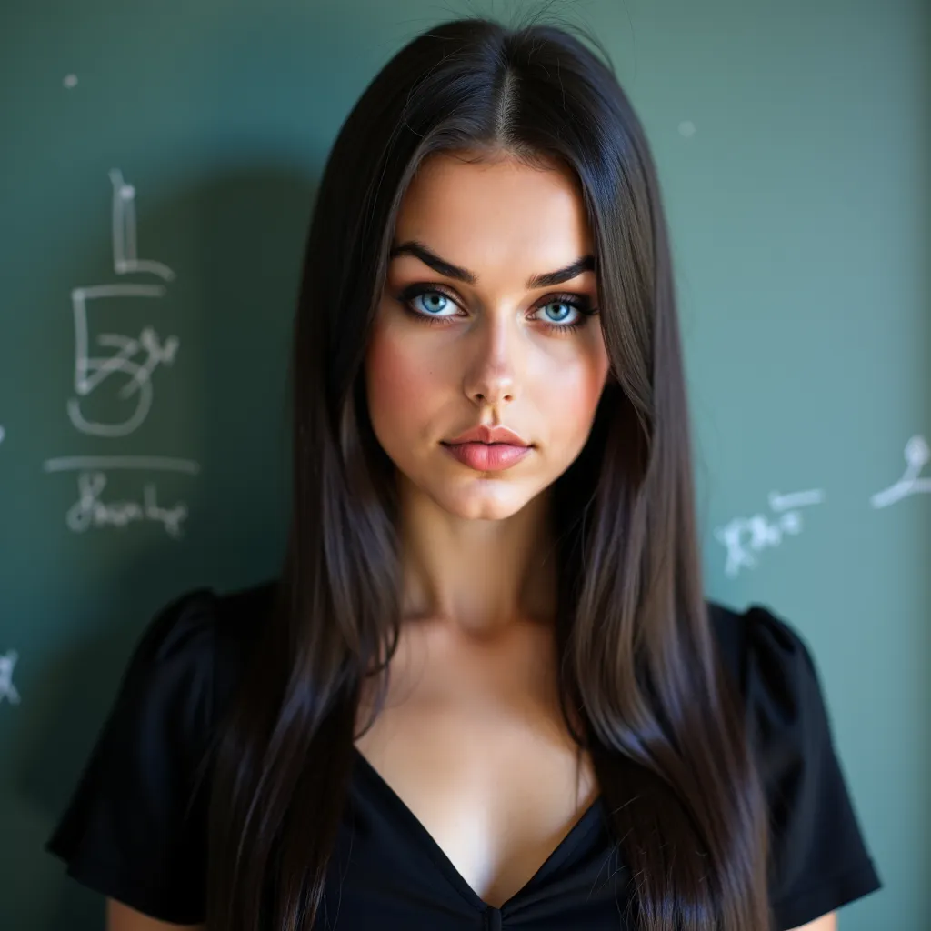 Ukrainian girl of good age with blue eyes, detailed photo , full height photo, face young girl with perfect body ,  big eyes ,  wide fleshy lips ,  with a pretty face ,   regular somewhat voluminous breasts of size 2,athletic figure  ,slim with very long a...