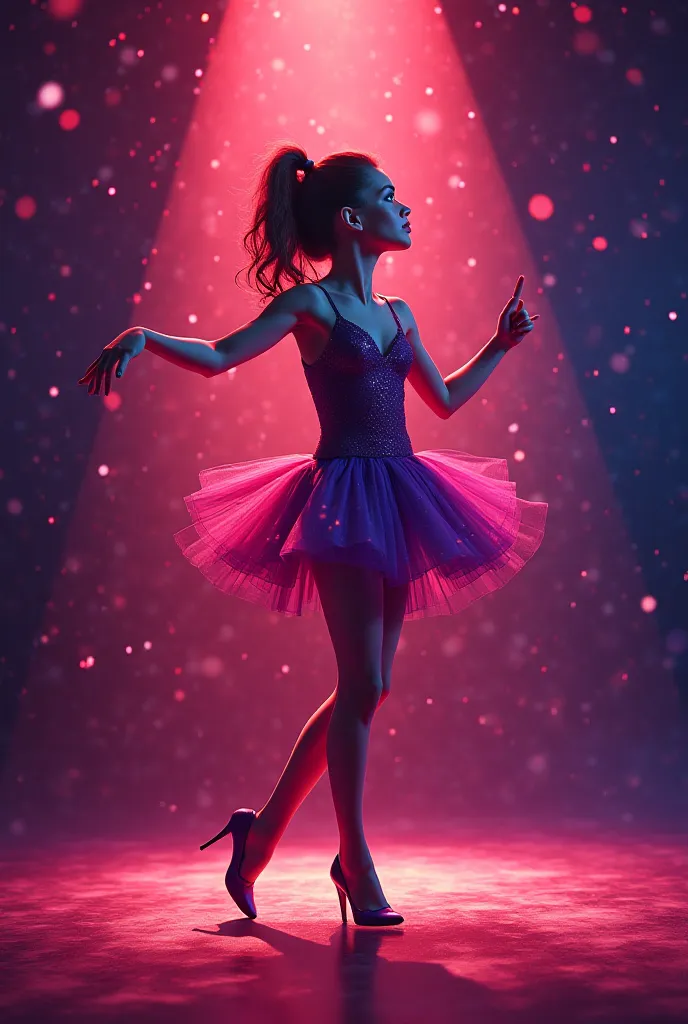 Make Modern, trendy, , a bright poster of a theatrical performance "Go to your dream!", dedicated to International Dance Day. Where a hip-hop girl dreams of dancing, goes to her star, , which means her dream. A girl overcomes difficulties and gets the main...