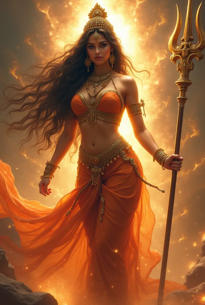 Hindu goddess very hot and sexy thirisool