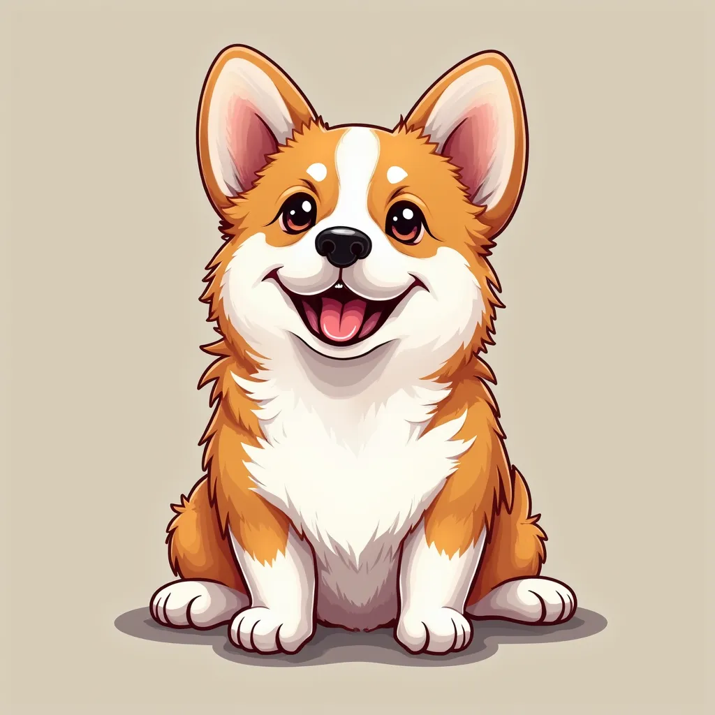 Realstick corgi, "Look at this stunning artwork of a Corgi! 🎨🐾 The details and colors bring out the charm of this adorable pup perfectly. ❤️ What do you think about this masterpiece? Share your thoughts below! 