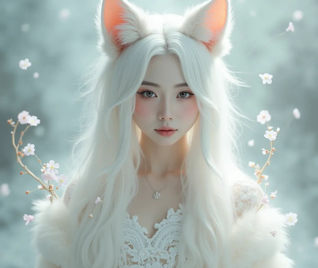 Choi San, Half white kitsune. 