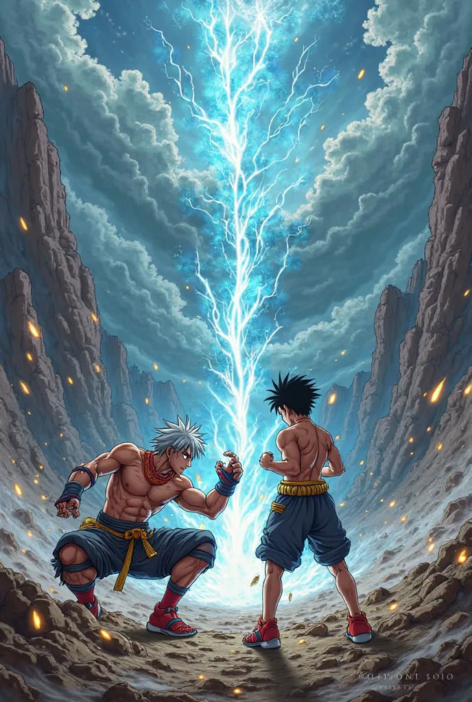 Gon flex killua 