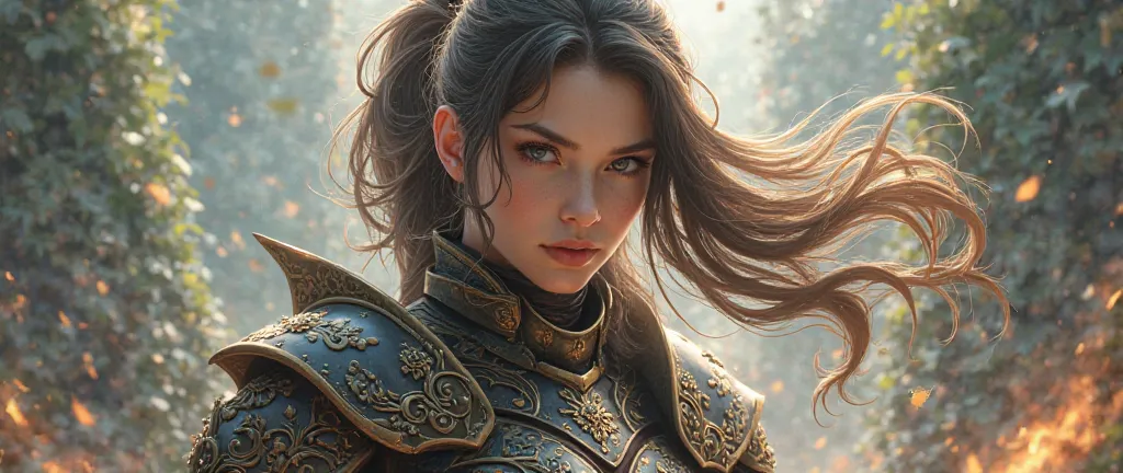 character sheet, turnaround, chracter diagram, character items, warrior girl anime,highly detailed character sheet, turnaround, character diagram, character item designs, epic fantasy warrior girl, beautiful anime style, gorgeous flowing hair, piercing eye...