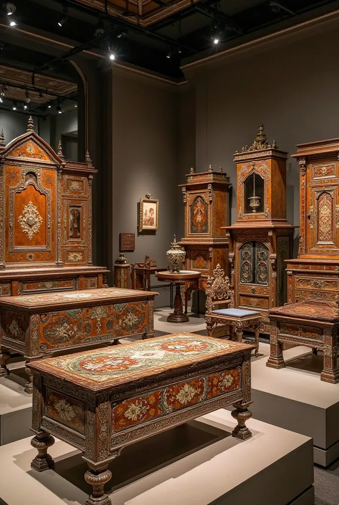 An exhibition of ancient Islamic furniture