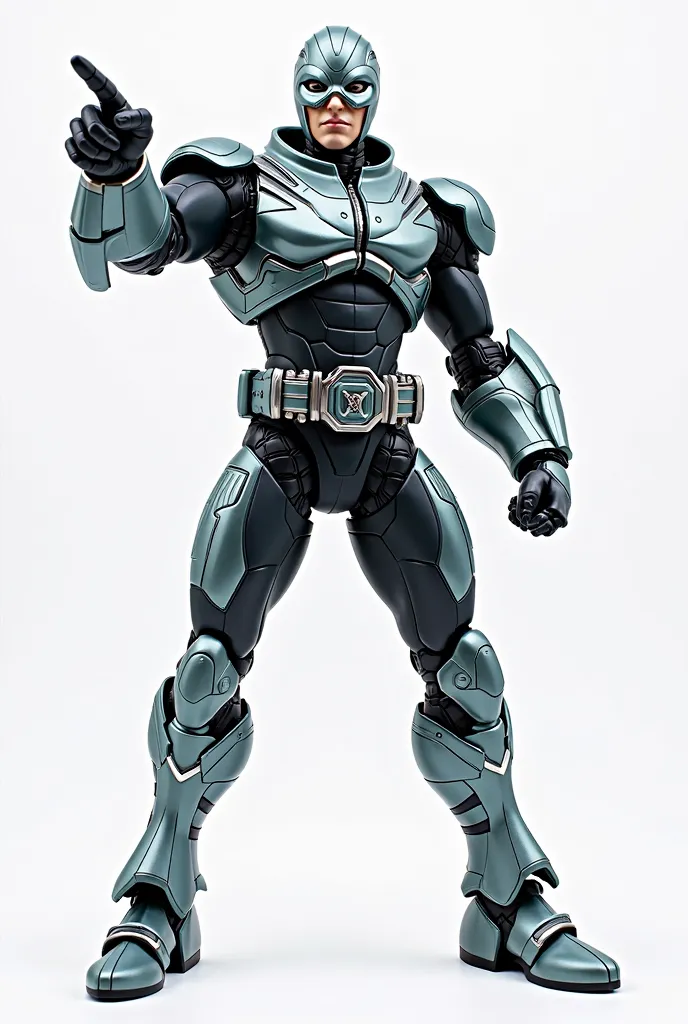  Silverhawks, screaming, resin action figure quiron style, full body image,  pointing finger at viewer, isolated on white background