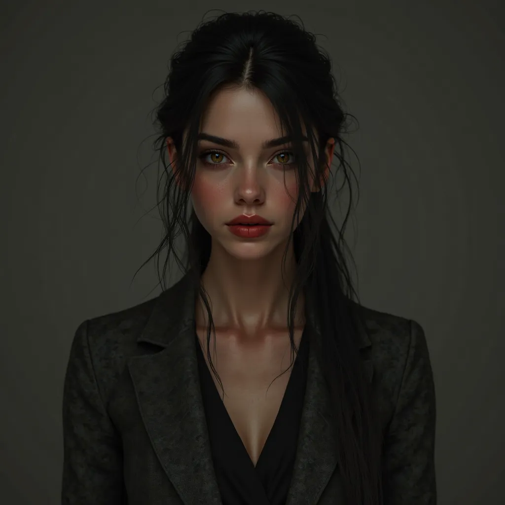 ((RAW photo),  absurd, (absurd resolution)), masterpiece, best quality, (Extremely detailed 8k unity CG wallpaper), (best illustration), ( best shade ), Realistic lighting, detailed and beautiful, (( 21 years old)), girl, long black hair, Queen Black, acce...