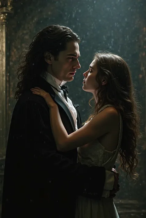 Lestat de Lioncourt (as Tom Cruise) holding a age brunette girl