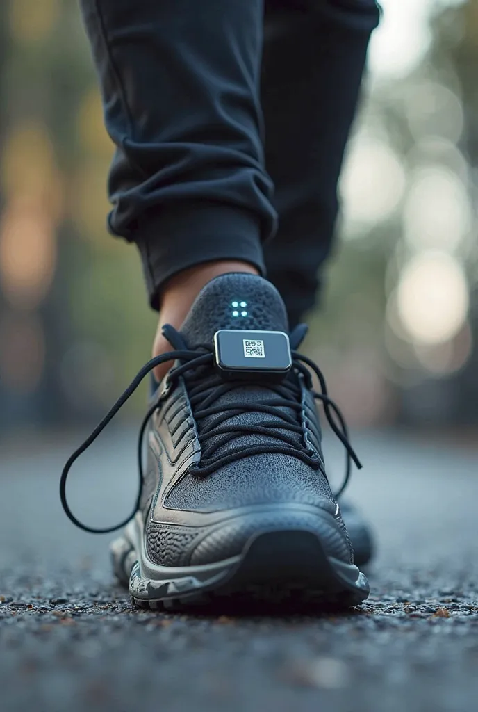 No, I need you to add a cube that is a chip that can be attached to the shoe straps.. This chip has to help me to charge my phone while I walk or run and then charge my phone 