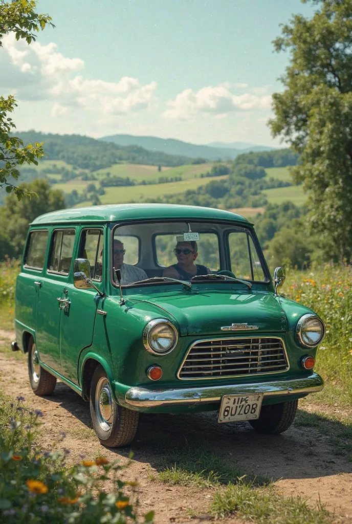 Mitshubishi Delica colt t120 1960 with british racing green