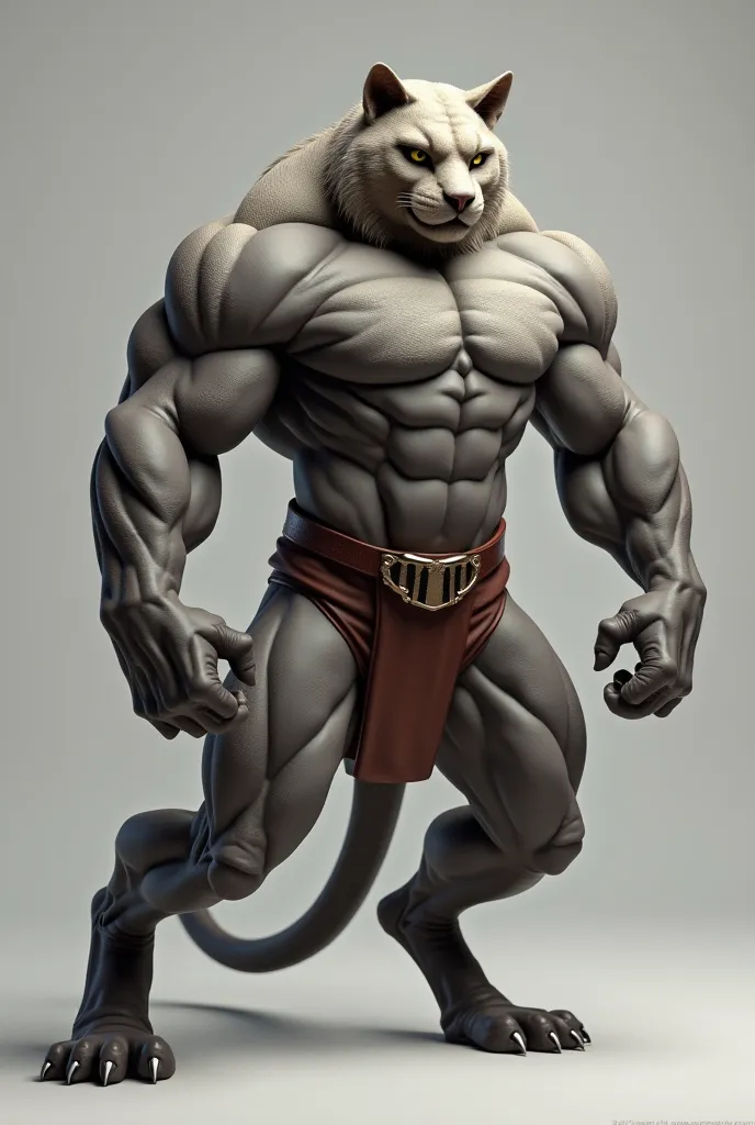 muscular cat