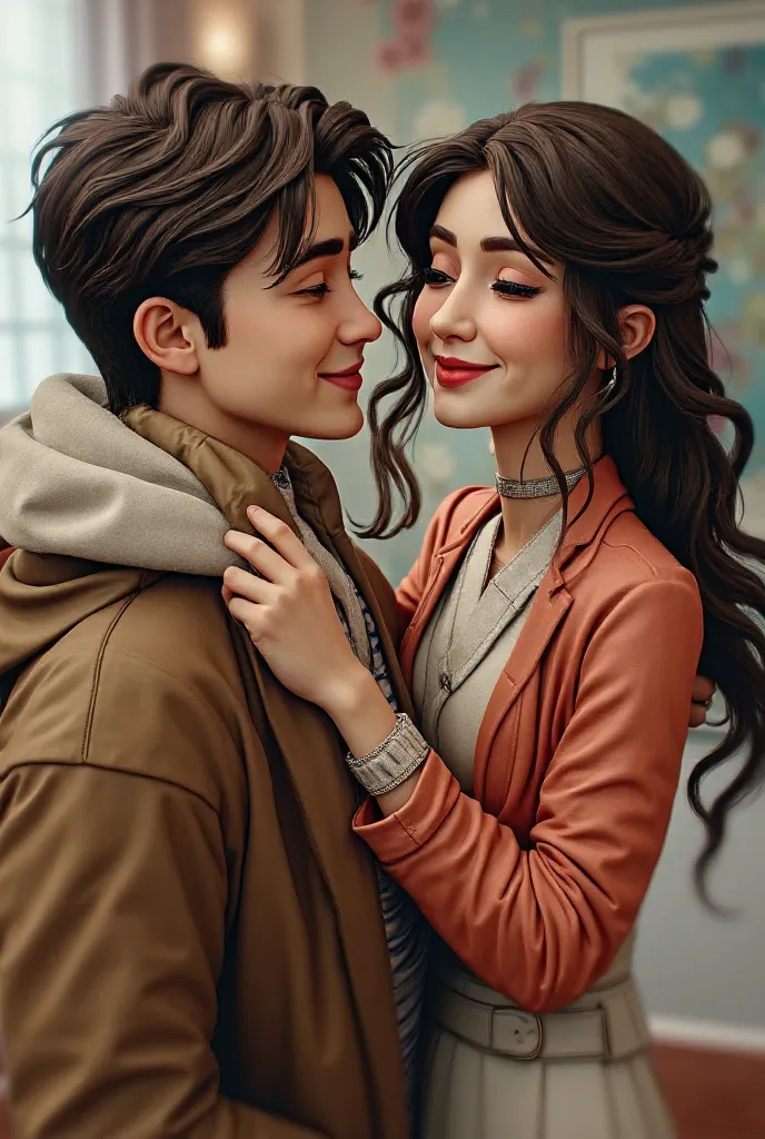 An animated couple that looks realistic 