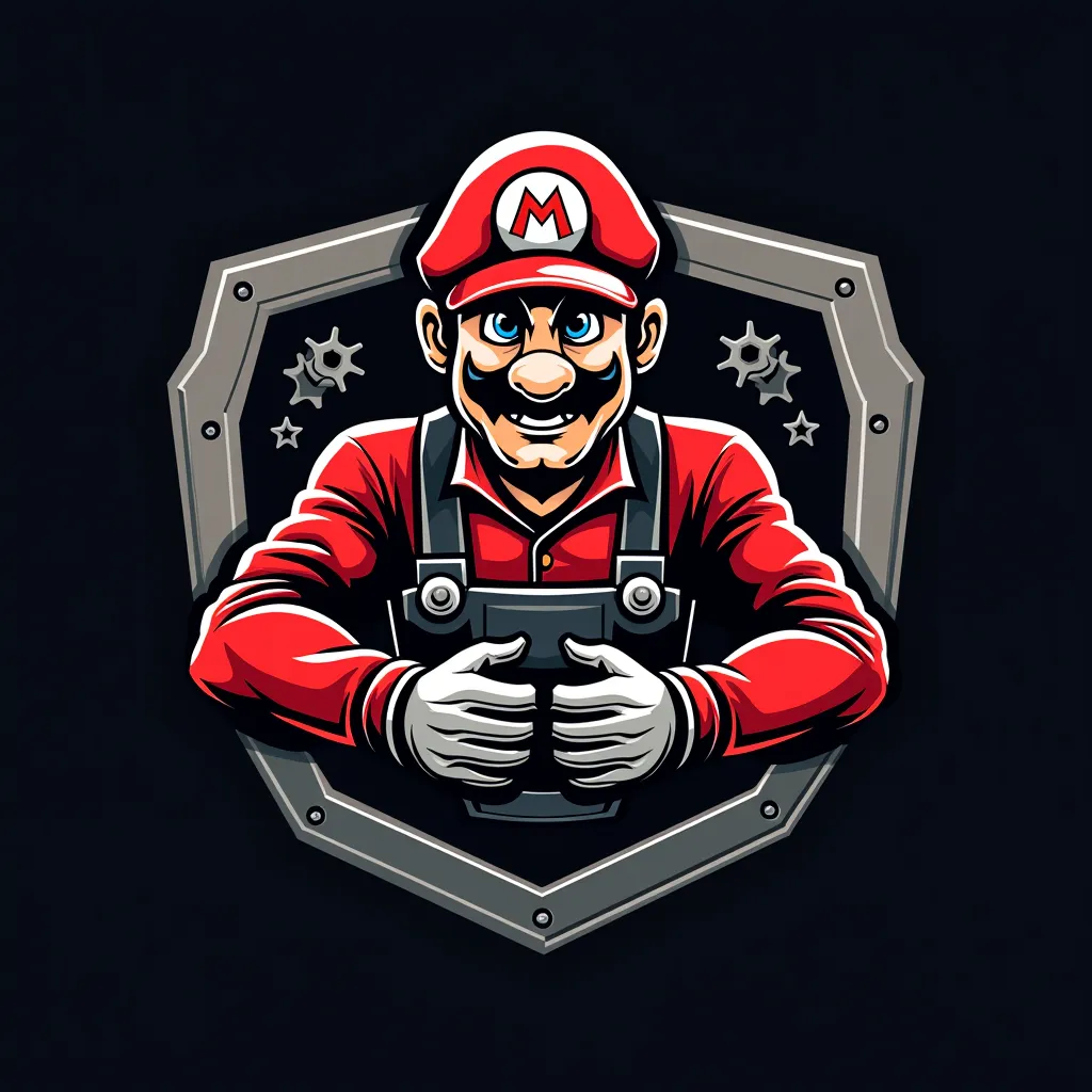 Premium motorcycle and scooter workshop logo named Mario's Garage
Using motorcycle parts