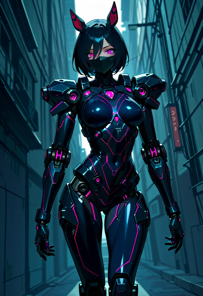 science fiction, mechamusume, exoskeleton bodysuit, joints, amazing masterpiece, top quality, high fashion, absurdres extremely, HDR, intricate details, vivid colors