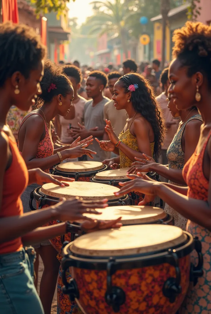 people sitting in a bongo