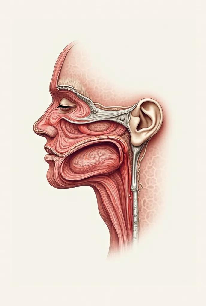 Otorhinolaryngology and head and neck surgery logo, color tinto