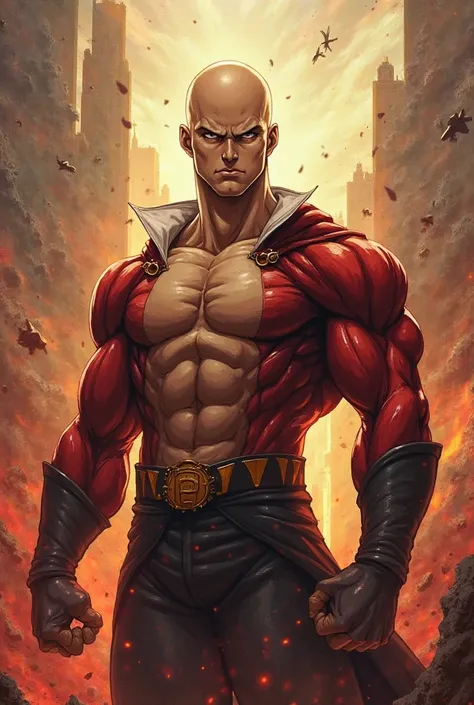 Saitama bad ass style, mobile wallpaper 