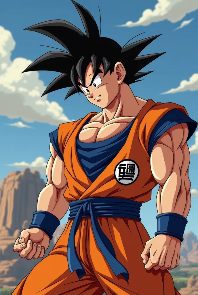 Goku masturbating