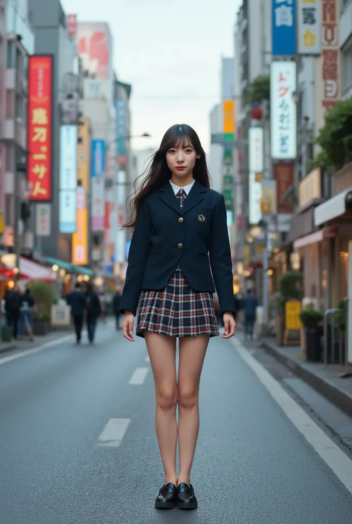 (multiple screens:1.5)、(Front and back of the same high school girl:1.9)、(alone)、(super beautiful)、(beautiful face:1.7)、(Are standing:1.4)、(above the knee shot)、(detailed face:1.7)、(fine eyes:1.5)、(detailed lips:1.5)、(detailed nose:1.5)、(Lift up your skirt...