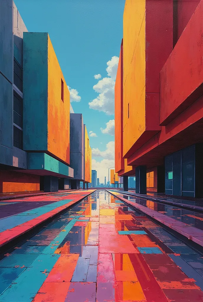 the interaction between perspective and color