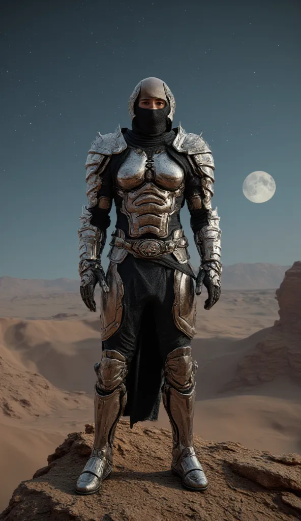 
An image: A person in scorpion armor with a tattoo of the scorpion sign, his background in the desert at night and the realistic 4D image.
Type