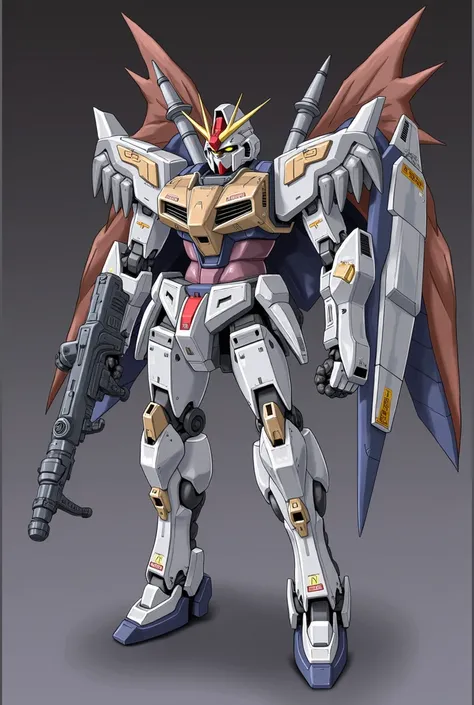 gundam，dragon，Variable figure，Beast type，to match its temperament，holds a ship slasher with a hook and claw in the right hand，penetrating type，Left and right hand weapons can be combined simultaneously into an oversized beam slasher and an ultra-long-range...