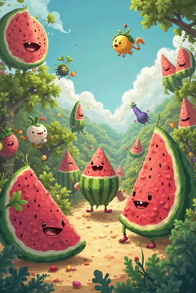 All fruits in the watermelon game are vegetables