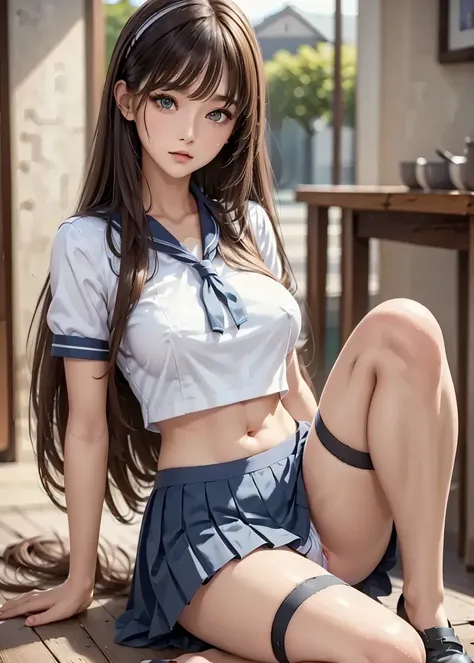  masterpiece, 1 Beautiful Girl, fine eyes,  Uniform eye size, Purebred face_v1, Top Quality, Ultra high resolution, (Reality: 1.4), Japanese, Korean, very beautiful, Beautiful skin, slim， is very sexy, (超Reality), (high resolution), ( 8,000), (Very detaile...