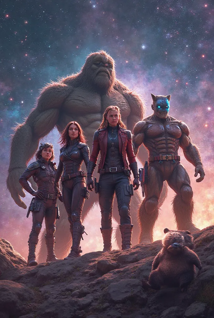 Epic image of the Guardians of the Galaxy 