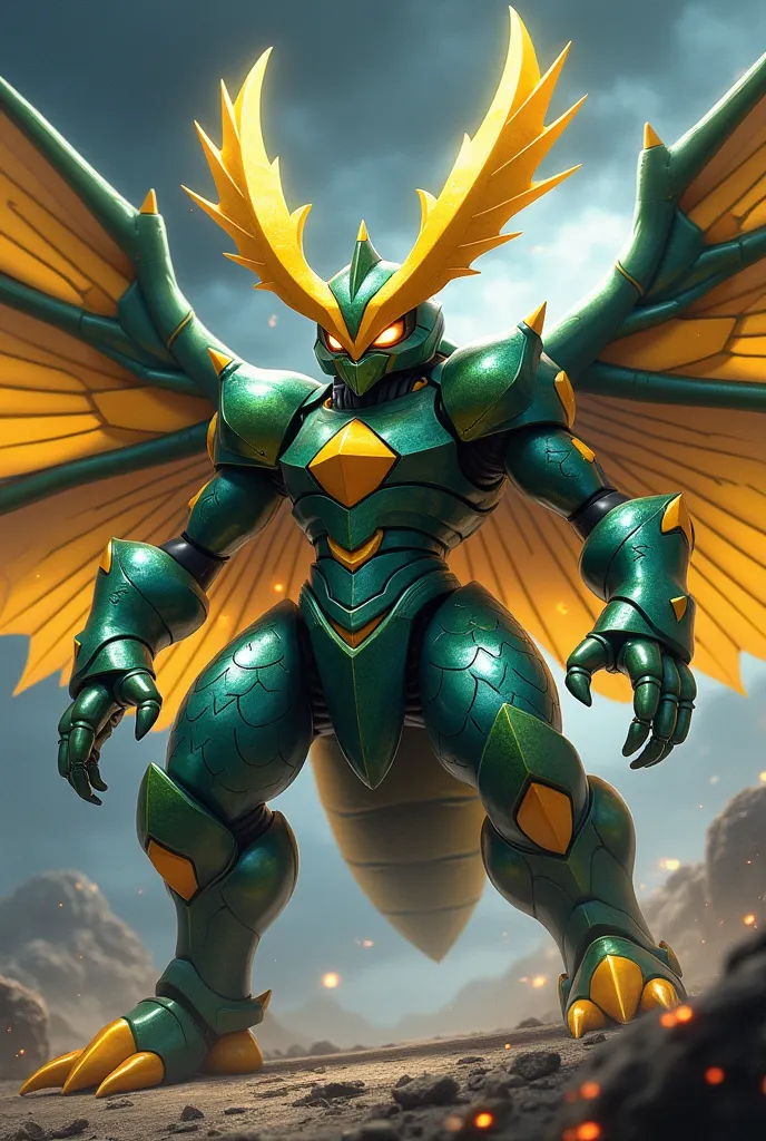 HerculeskaButterimon are gigantic, Golden-shining insect Digimon, whose tanks can withstand an enormous number of attacks, which gives them great advantages especially on the defensive. They are also very fast and agile flyers despite their size. They look...