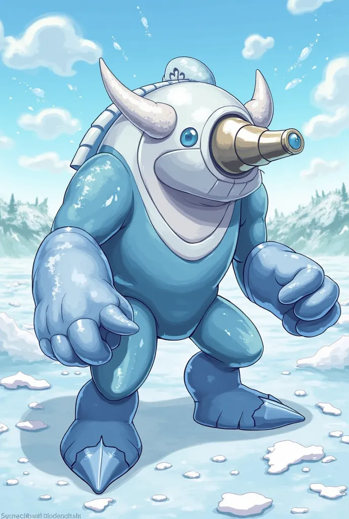 Ikkakumon are marine animals Digimon, who are mostly found, when they are currently on beaches. Otherwise they love the ice-cold polar regions of the Digiworld, where only a few other Digimon can survive. Despite their Size and dimensions are Ikkakumon ver...