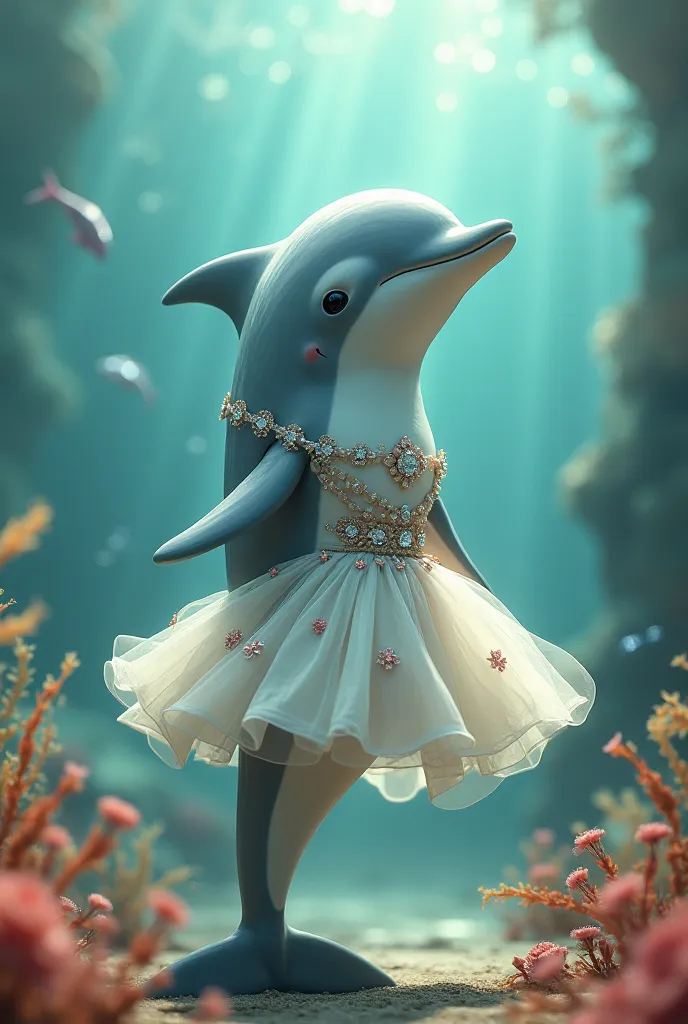 Dolphin in a dress 
