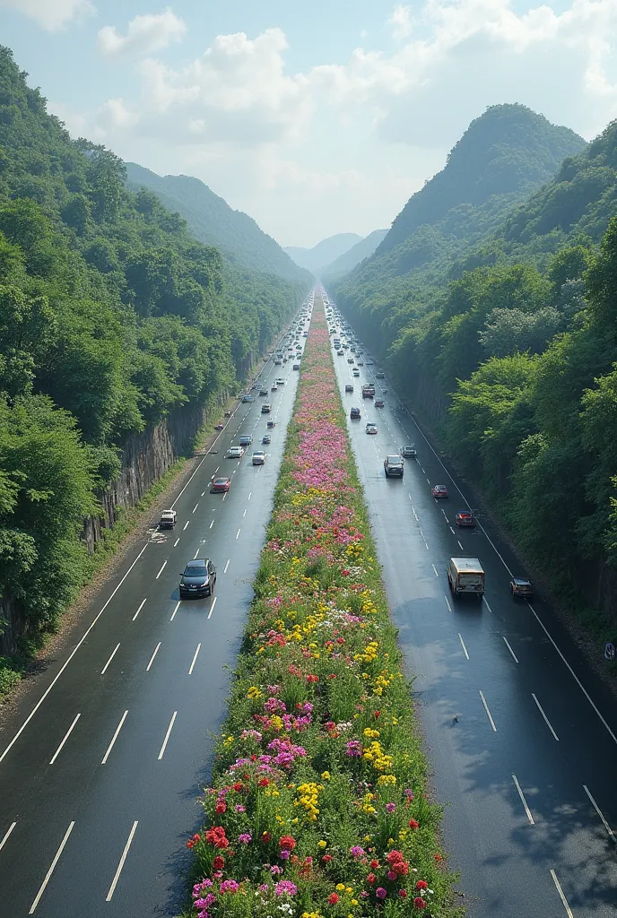 I want a drain of 3 meters wide and 3 metres high and 3 meters. Drop the height down to ground level. Now close up the drain. Now extend it the entire 196 kilometres good build two lane driveway road on the right side separate and build another two lanes r...