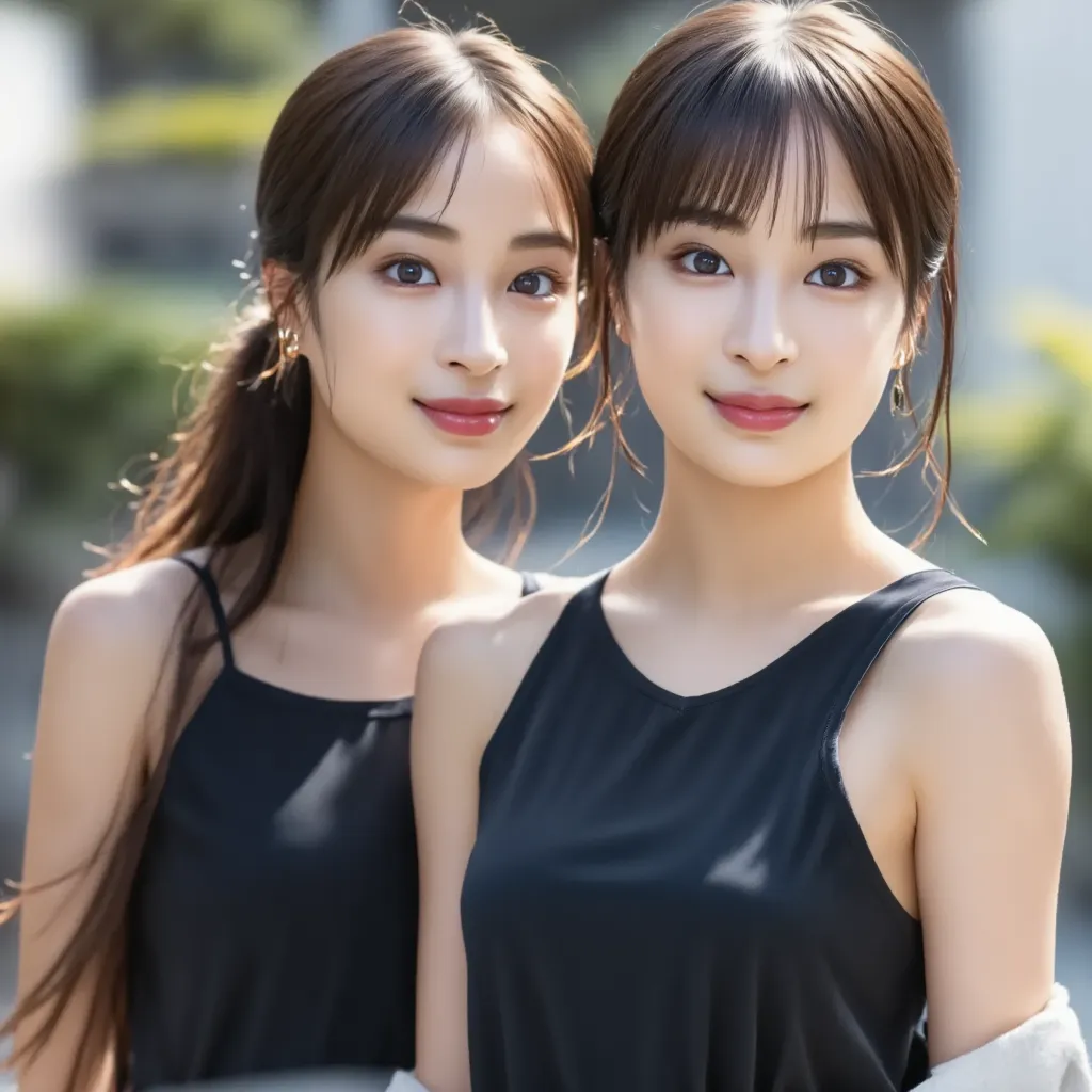  nude man and woman with hair at neckline " 8k product"high image quality during sick leave"top quality"masterpiece"Concentrated"  2 Hirose Suzu,ponytail,Gymnastics Department,is wearing a high-cut ballet leotard, Subesube, Long Sleeve,  crewneck  ,Highlig...