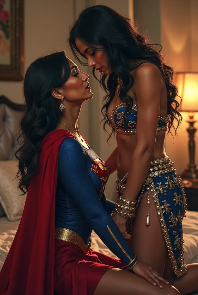 Supergirl submits to a horny Indian girl 