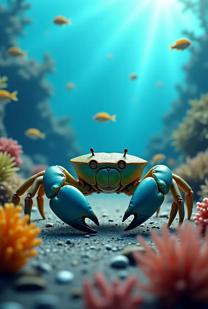 Crab without a claw