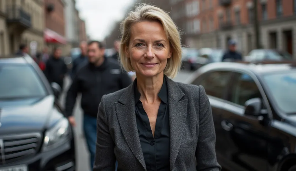 Alice Weidel stepped out of her car with impeccable posture. Her dark gray suit conveyed the seriousness of the moment. As soon as she stepped onto the sidewalk, flashbulbs went off as if she were a celebrity on a red carpet. But she wasn’t there to shine ...