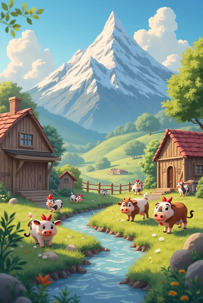 A beautiful farm style Waldisney image