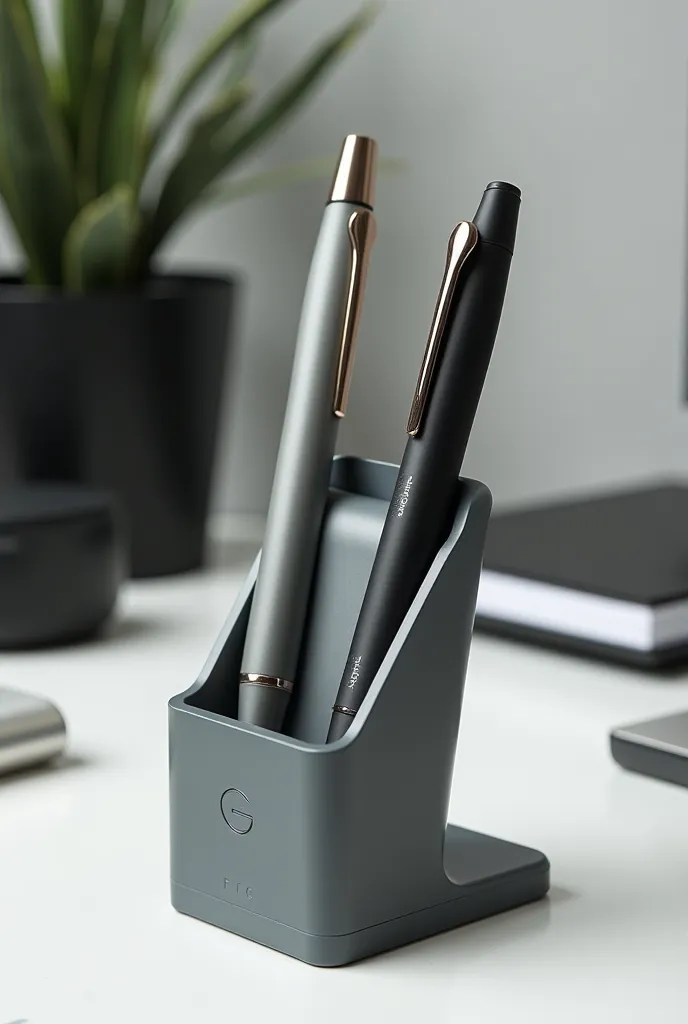 A pen with a pen holder 