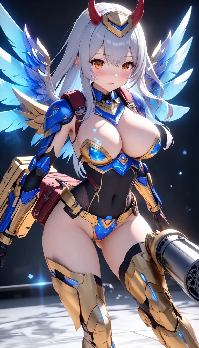  virtual idol  。 \  character "  atlus"\, alone, ((   Transparency ３d,   transmission treatment using holographic projection , 。Clear Textures  )),  。 BREAK captivates all viewers   ！。　Golden Sparkling。Hyper Aura Mode。armor damage。armor broken。 armor is br...