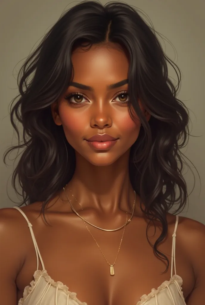  A brown woman