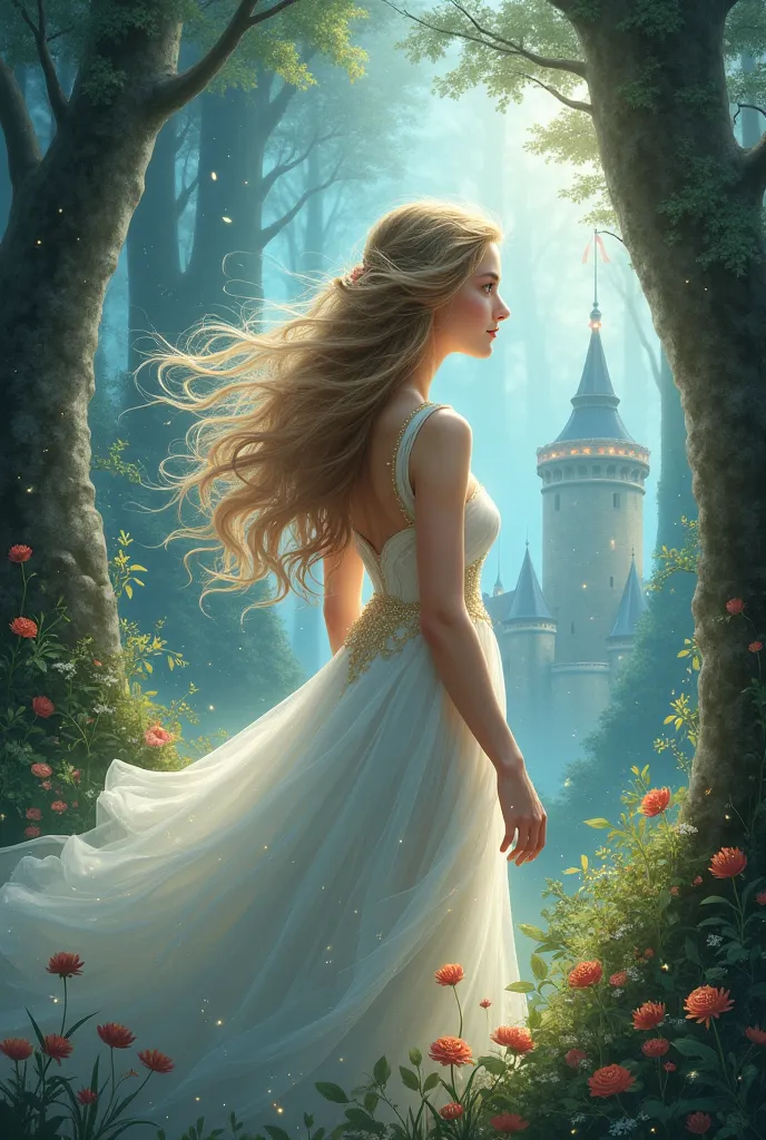 Make a cover for a fairytale book 