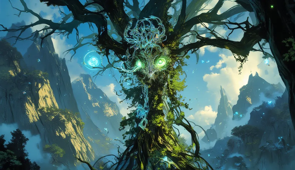 Female tree, mtg style