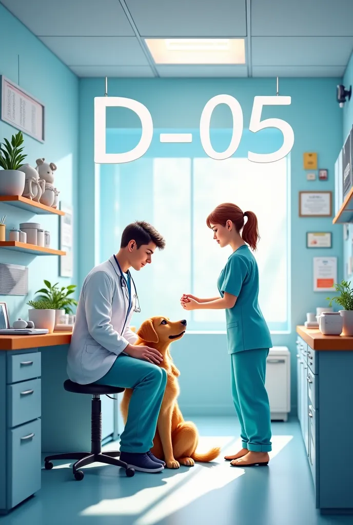 Make me an image that says veterinary D-05 