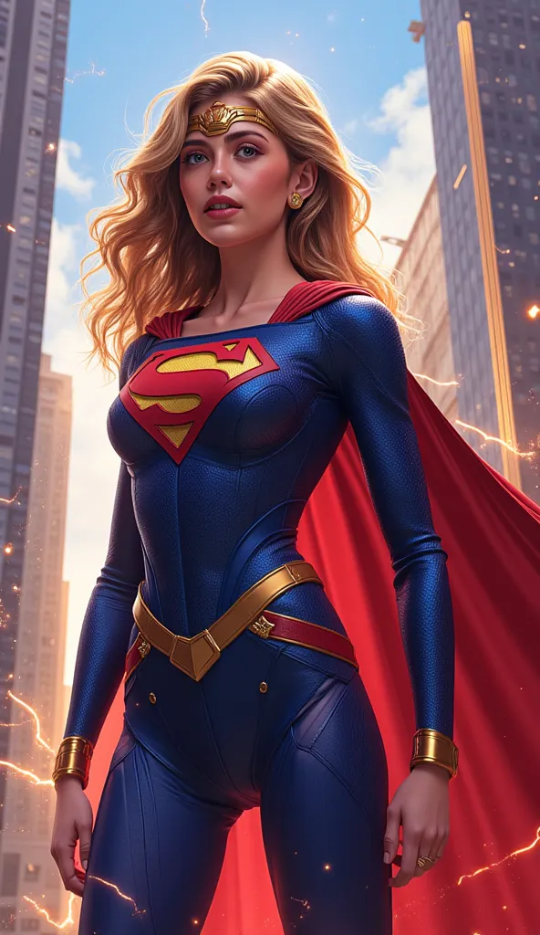 Cosplaying as supergirl