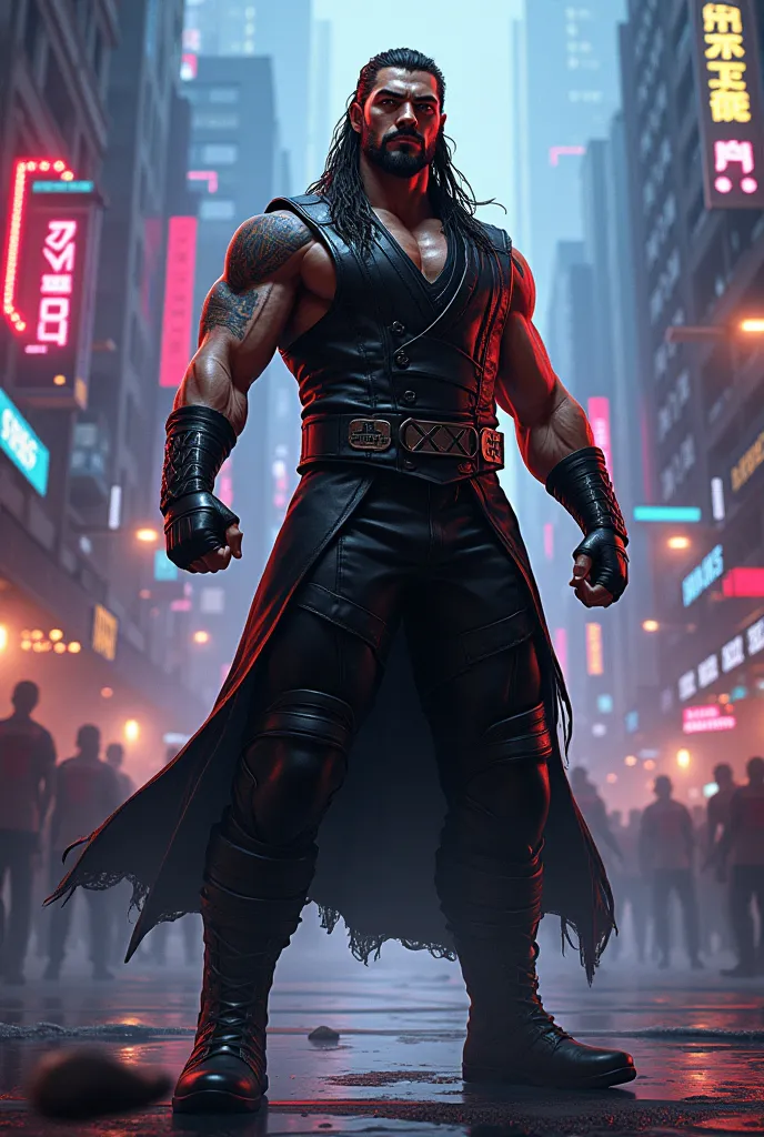 Roman Reigns da WWE estilo Tekken 
