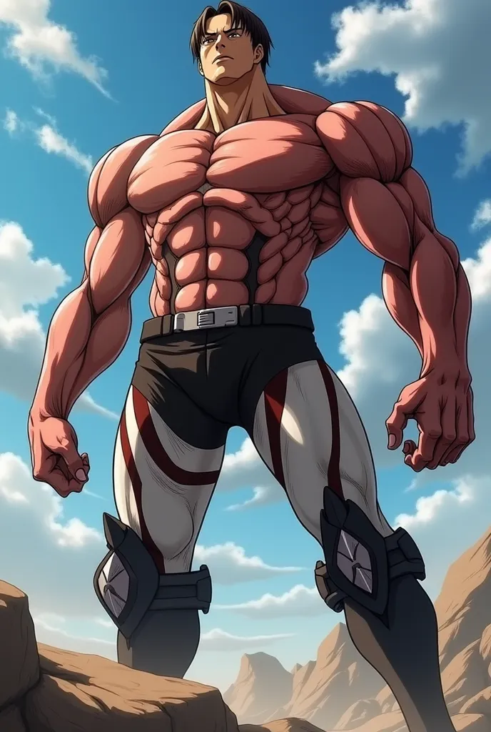 In the form of Attack Titan, like the one in the anime "Attack on Titan", the Titan is generally more agile and has a muscular and powerful constitution, with a more agile and flexible body, similar to a human being, but on a much larger scale. Since you a...