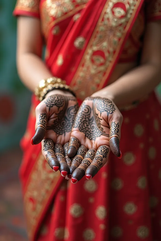 Create a poster for social media promotioning of my Mehendi art so people become attracted