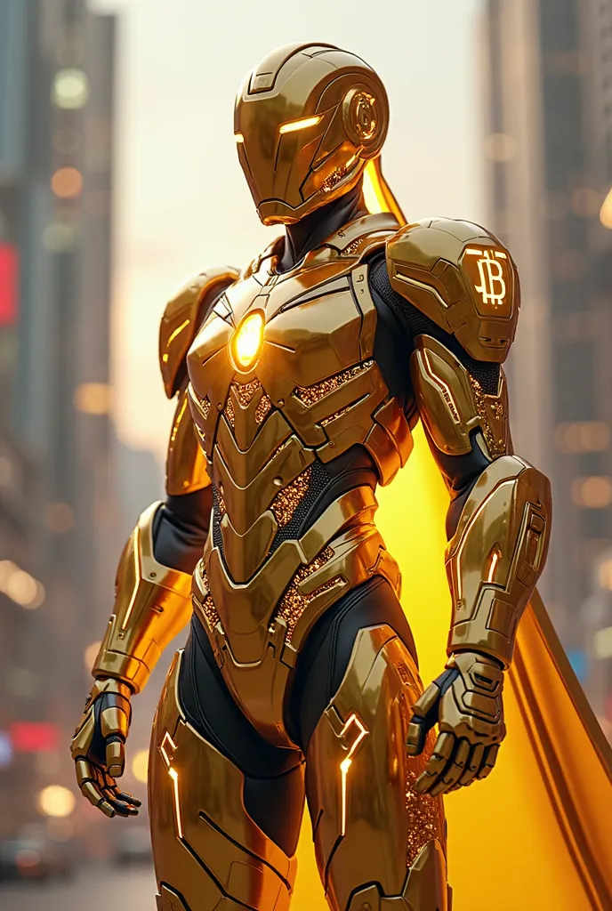 Ironman Bitcoin Gold Armor